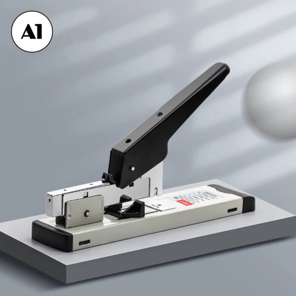 S796fd50aeb2d409889b0d45b93817cf3Z.jpg Big Heavy Type Metal Stapler Bookbinding Stapling 100/200 Sheet Capacity Office Tools Fit Sturdy Portable Handhled Staples Home