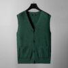 S7a85b9953a5c4752be97f868c8bb6e155.jpg Large knitted sweater, men's new cardigan vest, autumn and winter large loose fat sweater.
