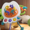 S7a8dc7919a5340fe9eed076fc5161fcaE.jpg Montessori Owl Pull String Sensory Development Baby Toy Early Learning Education Finger Grasp Training for 10 Months+