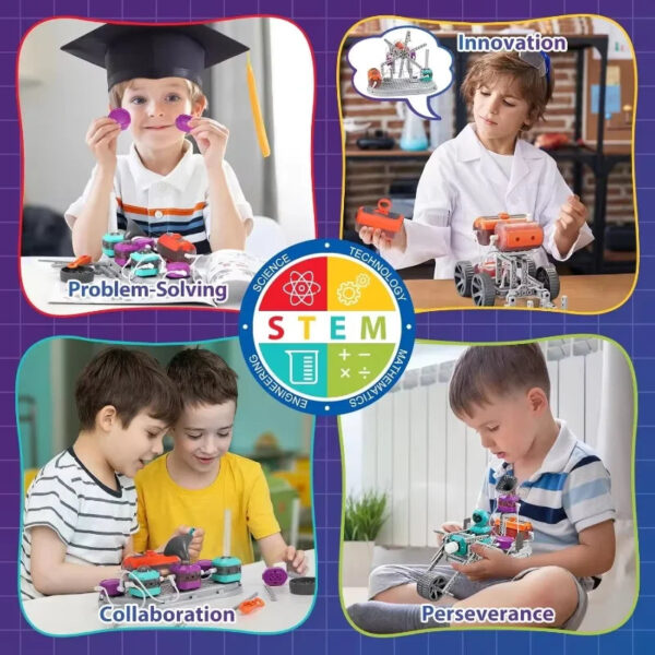 S7aa38a5382fb44ef95185ac02214b367K.jpg DIY Electronic Circuit Building Blocks - Kids Science Experiment Toy, Boost Children's Thinking Skills