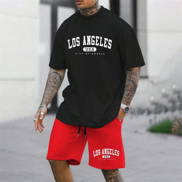 S7ac9e365de454e43943f78c15f2d73e8S.jpg 20024 Outdoor Sports Style Men's Suit Basketball Suit Summer Seaside Holiday Leisure Wear Men's Home Loose Comfortable Pyjamas