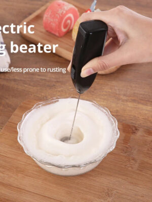 S7b308be31dbe48a6aa95021208f3c610H.jpg Electric Egg Beater Milk Frother For Coffee Household Kitchen Mini Stainless Steel Coffee Milk Tea Blender
