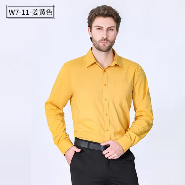 S7b72c21d20ef49b094f39ab807b7b825q.jpg American size men's shirt long sleeve spring/summer formal business casual wear high quality fashion solid color plus size