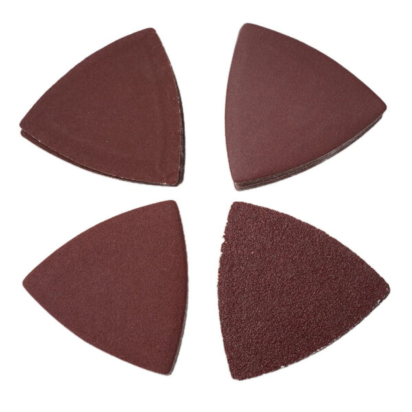S7c170561dd9c443e8ffa529d9116f89dP.jpg 40pcs 80mm Triangle Sandpaper Fit 3-1/8 Inch Oscillating Triangle Sanding Pad Multi Tool Sanding Paper For Wood Grinding Polishi