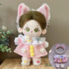 S7c950e3e15be4dfb879fe48cf30e9be3T.jpg 20cm Cotton Doll Clothes Cute Dress Lolita Vintage Doll Clothes for Plush Doll Idol Dolls For Cotton Stuffed Dolls Accessories
