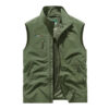 S7d75cf89ba6f4ceab405f036ece4b4cdJ.jpg 2025 Personalized yelek red Multi Pockets nylon Cargoes Fisherman vest fishing Journalist Photography Camping Waistcoat vest