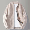 S7dd19a6223494a389cccd55565f36911k.jpg Autumn Winter Knit Sweatercoat Men Stand Collar Loose Casual Knitted Cardigan Mens
