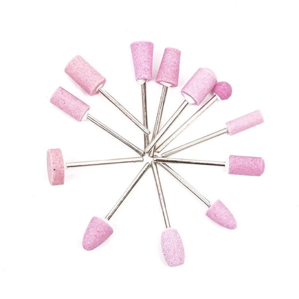 S7ece522de0a14e60bb8b394afa5516d0B.jpg 12Pcs Abrasive Polishing Mounted Stone For Rotary Tools Grinding Stone Wheel Head Tools 2.35mm Shank Mini Nail Drill Bit Set