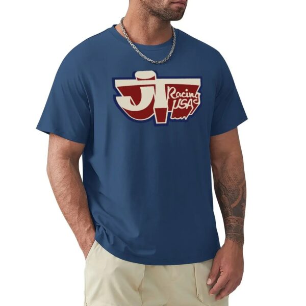 S7ef9ae9e0074479a8c90d3652bb1840fN.jpg JT Racing USA BEIGE/RED/BLUE- Old school BMX T-Shirt plus size tops blacks mens big and tall t shirts