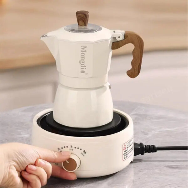 S7fe21a61641b48c1b69d7a42f1b9fc45l.jpg Electric Cookware Heating Base 500W Electric Heater Coffee Stove Home Manual Adjustable temperature Cooking Heater