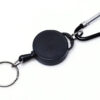S80067e9327e84d1cacfa8ea79f0822dfc.jpg Black Retractable Pull Key Ring Chain Reel ID Lanyard Name Tag Card Badge Holder Reel Extendable Belt Key Ring Clip
