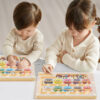 S8086b71c45294af69cb14782073ed7d7J.jpg 2 in 1 Magnetic Color Sorting Maze & Drawing Board Toddler Montessori Toys Number Matching Learning Counting Preschool Activity