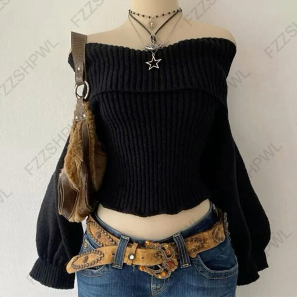 S80ae782734c045b3acb2f53ac3f66836X.jpg 2025 Autumn Winter Long-Sleeve Fashion Women's Cardigan Sweater Knitted Coat Short Casual Single Breasted Korean Slim Female Top