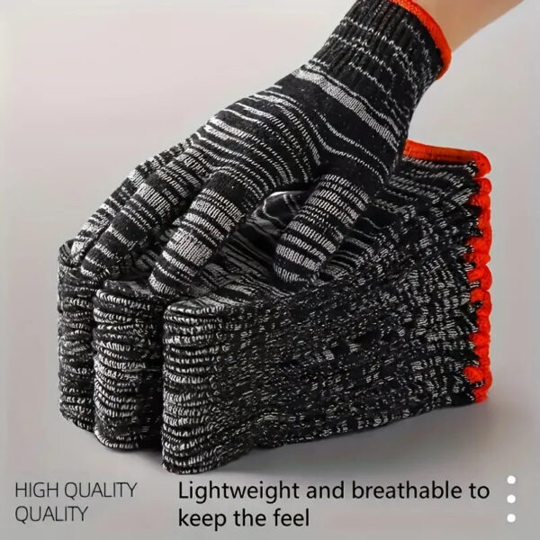 S82639cab572843be9f507958f2064124t.jpg 9 pairs of work gloves, tear and wear resistant, durable, breathable, stain resistant, suitable for hands, suitable for construc