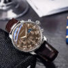 S82b9fc8f1a0d4c058302688121de7ca7n.jpg Fashion Leather Strap Men Business Watches Round Dial Male's Analog Quartz Wristwatch Reloj Hombre(Without Box)