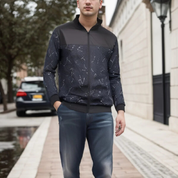 S82d68e24bc9b42b7aa1eb82f5dd449d95.jpg 2024 Spring and Autumn New Baseball Collar Short Loose Solid Color Jacket Men's Business Casual Thin Coat Trend