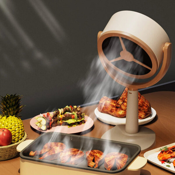 S82dc23ff2e974d83baeb62e503e07a64e.jpg Desktop Range Hood Extractor Exhaust Adjustable Angle USB Charging Small Cooker Hood for Indoor BBQ Hot Pot