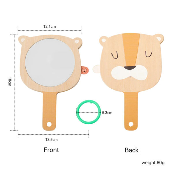S82feff8b2a4d453eb1040f8e9795918eV.jpg Montessori Mirror Newborn Tummy Time High Contrast Visual Development Cards For Kid Busy Puzzle Board Educational Sensory Gift