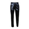 Hot Stamping Glossy Casual Suit for Men Slim Fit 2 Piece Solid Shiny Party Gold Silver Black Suit for Men Blazer Jacket & Pants
