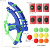S838e1ee8b48540179419fb3fa456cd6a7.jpg Slingshot Target Sticky Ball Bow Target Montessori Educational Toy Arrow Set Throw Sport Outdoor Fidget Game