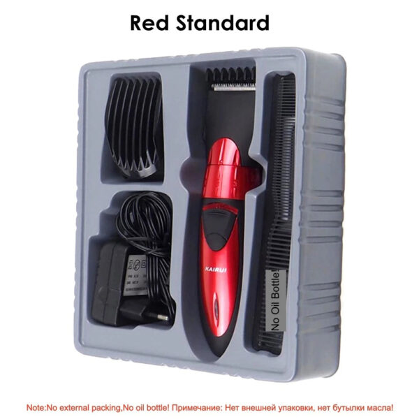 Kairui HC-001 Electric Hair Clipper Washable Rechargeable Hair Trimmer Beard Razor for Men Haircut Shaver Hair Cutting Machine