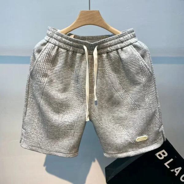 S840ff53456494cbca4e14ba859641b0aX.jpg New Men's Long Print Shorts Retro Casual Beach Pants Summer American Fashion Brand High Street Sports Five-Point Medium Pants