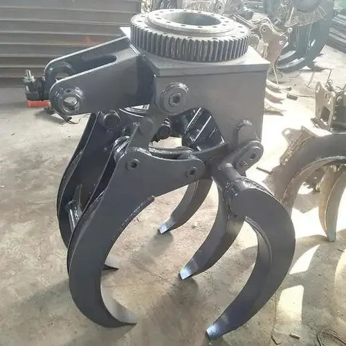 Excavator accessories include toothed bucket and mechanical quick change