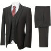 S841c4df09eba419f94ebc8d3321efdc97.jpg Men's Suits 3pcs Mens Business Suit Notch Lapel Blazer Formal Wedding Groom Pants Tux Vest Tuxedos (Blazer+vest+Pants)