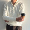 S84500d18b9164fe88c58f0c9d6a0d2f87.jpg Autumn and Winter Turtleneck Casual Knitted Sweater Thickened Warm Pullover Sweater Zipper Business Versatile Slim Base Shirt