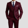 S8477d43d2c3148abab8d93b6e350c0f88.jpg Elegant Men's Suit Sets- Slim Fit Tuxedo Set for Weddings & Formal Occasions, Black Suit