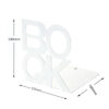 1pc Iron Bookends Book Stand Support  for Home Office and Library Non Slip Rack Shelf Holder School Stationery Accessories