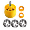 S84b1dcd779f049688f338537ddef616eF.jpg PVC Pipe Threader Kit With 1/2In 3/4 In 1 Inch Dies Pipe Threader Plastic Threading Device Electric Threading Machine Tool