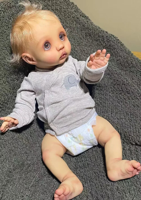 S84df51404dfd4c6f88f023e2b0021481C.jpg NPK 16inch Full Body Hand made high quality detailed painting Fairy peeka Lifelike Real Soft Touch small doll cute handy baby