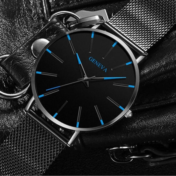 S863e87e7b8884ace89712294e191aea1i.jpg Top Brand Fashion Minimalist Ultra-thin Watch Men's Business Stainless Steel Strap Steel Mesh Quartz Watch Relogio Masculino