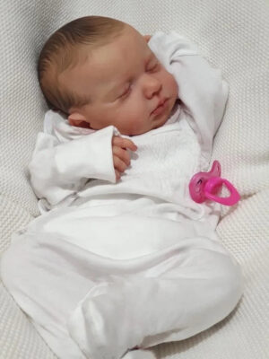 S86428274cc294e06a5eda473d6bd853fM.jpg 19inch Bebe Doll Sleeping Loulou Newborn Size Baby Doll Reborn Baby Dolls Hand-painted 3D skin multiple Layers Visible Veins
