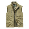 S86acc8e7017b4816af3fe75b06be775aI.jpg 2025 Personalized yelek red Multi Pockets nylon Cargoes Fisherman vest fishing Journalist Photography Camping Waistcoat vest