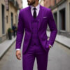 Classic Wedding Tuxedos Slim Fit Bridegroom For Men 3 Pieces Groomsmen Suit Male Formal Business Men Suits(Jacket+Vest+Pants)