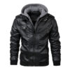 S87b0c4fa7df54bd4bc2f13ef22388d985.jpg KB New Men's Leather Jackets Autumn Casual Motorcycle PU Jacket Biker Leather Coats Brand Clothing EU Size SA722