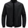 S887351b242bb45198361dad2fbd98b721.jpg 2024 Spring and Autumn New Baseball Collar Short Loose Solid Color Jacket Men's Business Casual Thin Coat Trend