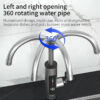 3000W 220V Electric Kitchen Water Heater Tap Stainless Steel LED Digital Instant Hot Water Faucet Heater Cold Heating Faucet