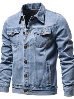 S88ac19873053494fada992b9051a9b3cS.jpg 2025 Autumn Men Solid Denim Jackets Fashion Motorcycle Vintage Jeans Jackets Hommes Slim Fit Cotton Casual Black Blue Coats