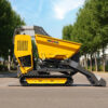 S88b02d6364194ca2b80d621446b64dadC.jpg Fast delivery Mini Dumpers EPA EURO 5 High Quality Cheap Mini Dumper Truck HUAYEE Factory Customize 500kg Small Crawler Dumper