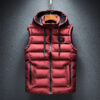 S890b833d33ad4c1e81c8d150ee0da0a1N.jpg Brand Mens Jacket Sleeveless Vest Hooded Fashion Casual Coats Male Cotton-Padded Men's Vest Men Zipper Waistcoats Plus size 6XL