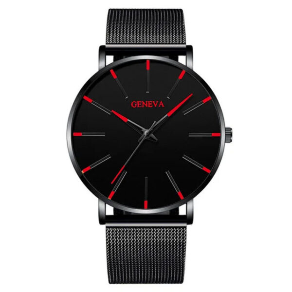 S8993166b7d9b4831ab363604d36d3bb6f.jpg Top Brand Fashion Minimalist Ultra-thin Watch Men's Business Stainless Steel Strap Steel Mesh Quartz Watch Relogio Masculino