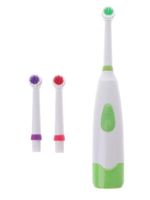 2023 New Waterproof Rotating Electric Toothbrush With 3 Brush for Head