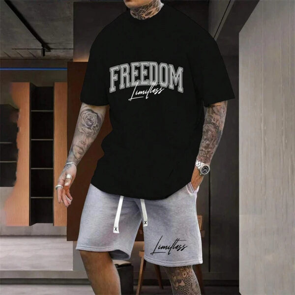 S89dd3bf1c03845b29c3c2371d6bc9905s.jpg 20024 Outdoor Sports Style Men's Suit Basketball Suit Summer Seaside Holiday Leisure Wear Men's Home Loose Comfortable Pyjamas