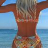 S8a022bcd4d6043389bc836001c0cf2abP.jpg Women's 2026 Summer Bohemian Paisley Print 2 Piece Bikini Set Spaghetti Strap Side Tie Beach Bathing Suit Swimwear