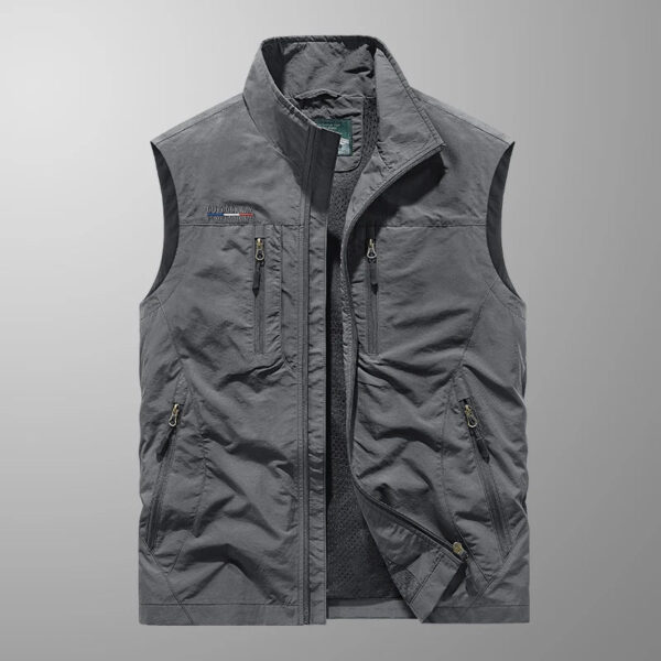S8a7f171a190e45e3a64b5ecb643c78c6a.jpg 2025 Personalized yelek red Multi Pockets nylon Cargoes Fisherman vest fishing Journalist Photography Camping Waistcoat vest