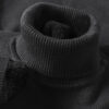 Men's Slim Fit Long Sleeve Turtleneck Sweater Anti-Pilling High Quality Knitted Solid Color Pullover Trendy Men's Clothing