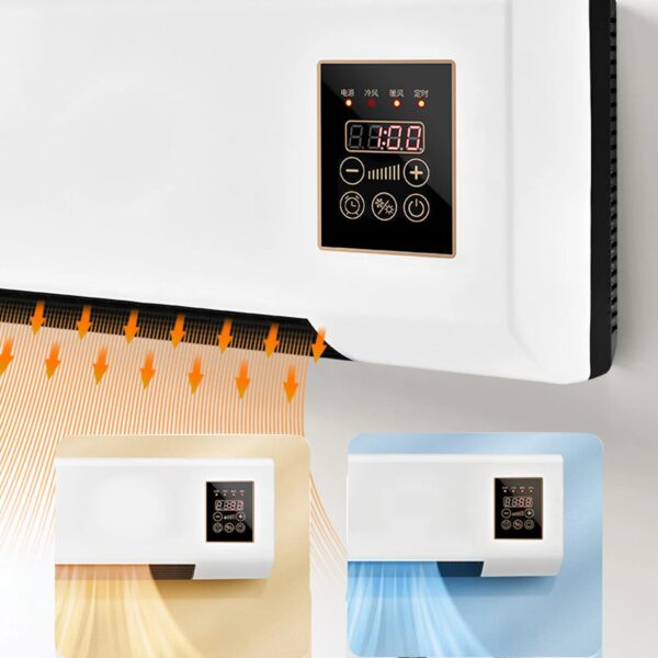 S8b6992a20ba84551be298bca27f72a94C.jpg Mini Wall Conditioner Fast Cooling and Heating Conditioner 8H Intelligent Timing with Remote Control for Living Room